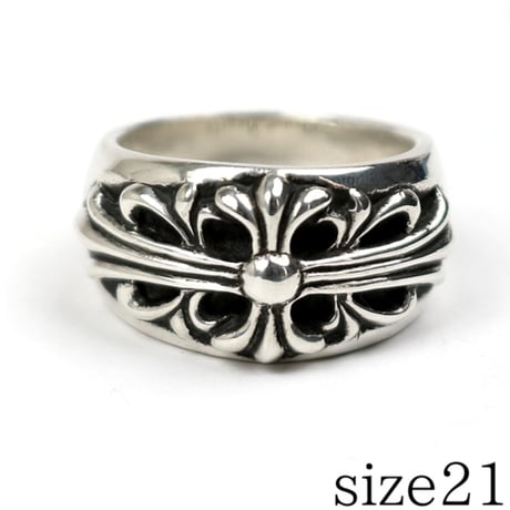 Chrome Hearts Floral Cross Ring #31622
