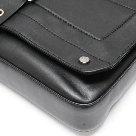 Christian Dior Street Chic Shoulder Bag Leather Black ＃76470