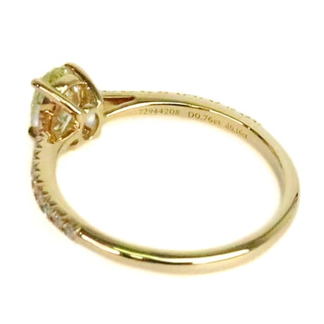 TIFFANY＆CO.  Oval Yellow Diamond Ring 18K Yellow Gold Yellow Diamond #20064
