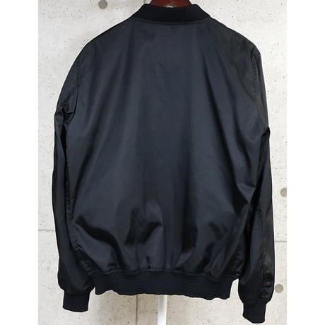 Prada Re-Nylon Bomber Jacket Triangle Logo Black #31638