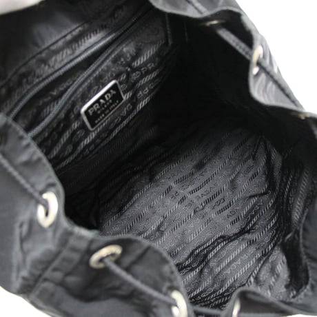 PRADA Backpack Nylon Black #76210