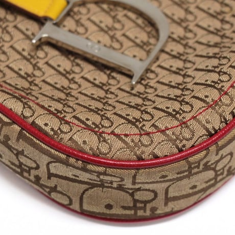 Christian Dior Rasta Saddle Bag Diorissimo Canvas #75643