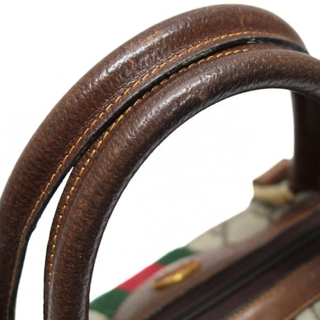 GUCCI Mini Bowling Bag GG Canvas Beige #76205