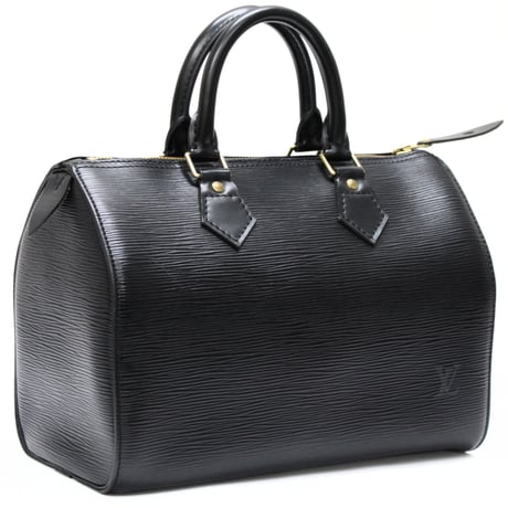 Louis Vuitton Speedy 25 Handbag Epi Leather Black M59032 #75491
