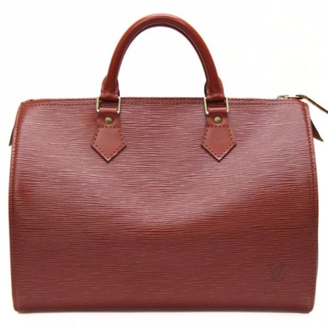 Louis Vuitton Speedy 30 Handbag Epi Leather Brown M43003 #76185