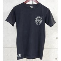 Chrome Hearts Old Vitage Horseshoe Scroll Label Print T-Shirt #103825