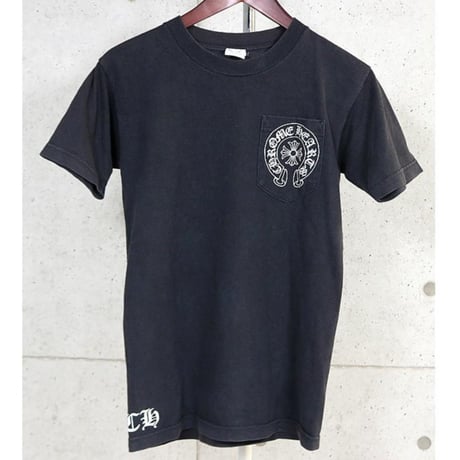 Chrome Hearts Old Vitage Horseshoe Scroll Label Print T-Shirt #103825