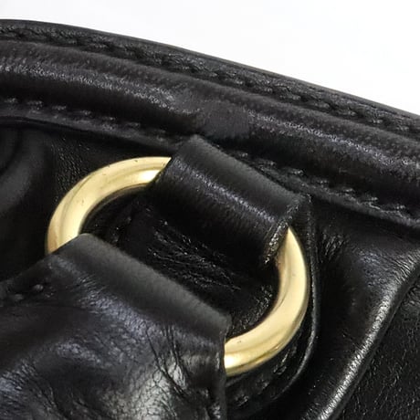 Miu Miu Matelasse Handbag Nappa Leather Black #20050