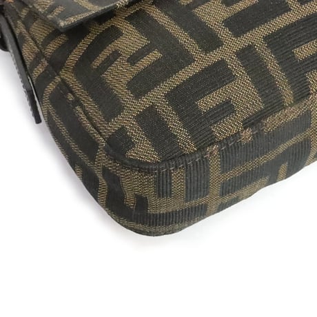 FENDI Mamma Baguette Bag Zucca Canvas ＃19852