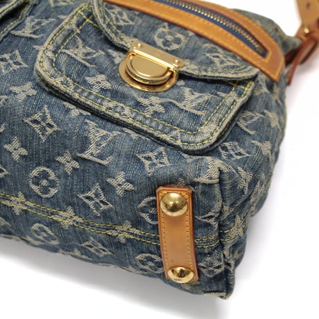 Louis Vuitton Baggy PM Shoulder Bag Monogram Denim M95049 #75933