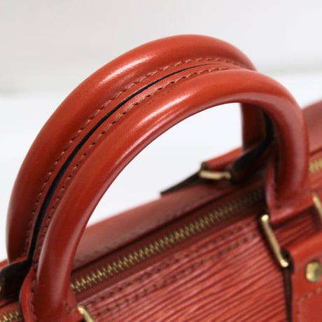 Louis Vuitton Speedy 25 Handbag Epi Leather Brown M43013  #75121
