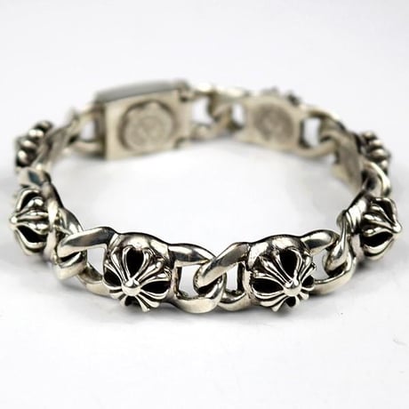 Chrome Hearts Small Crosslink Bracelet  #31610