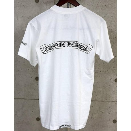 Chrome Hearts Old Scroll Label Logo Print T-Shirt #31592