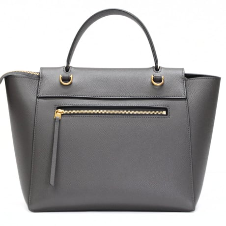 CELINE Micro Belt Bag Leather Gray #75623