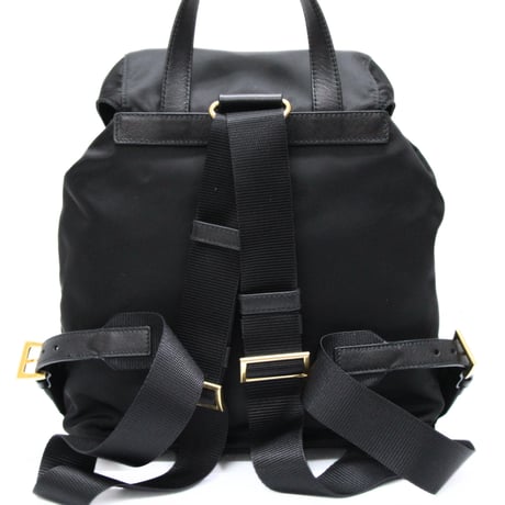 PRADA Tessuto Robot Backpack Nylon Black 1BZ677 #76060