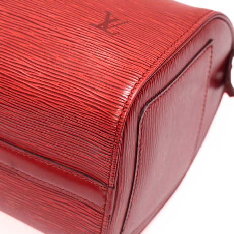 Louis Vuitton Speedy 25 Handbag Epi Leather Castilian Red M43017 #74334