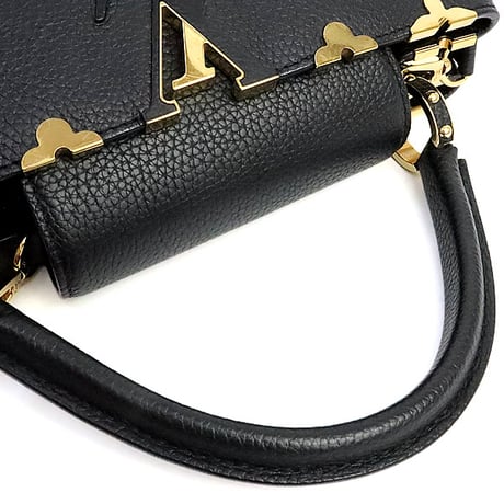 Louis Vuitton Flower Crown Capucines Medium Handbag Taurillon Leather Black #19531