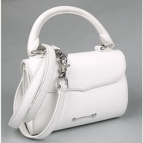 Chrome Hearts DOG ADAMS CH Cross Handbag White #103836