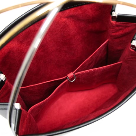 Cartier Small Trinity Handbag Leather Black ＃75953