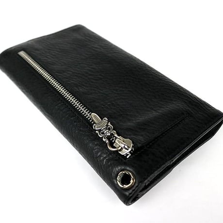 Chrome Hearts Brand-New Cross Button Wave Wallet #30858