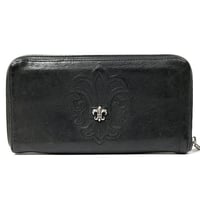 Chrome Hearts REC F ZIP #2 Flare Round Zipper Wallet #104788