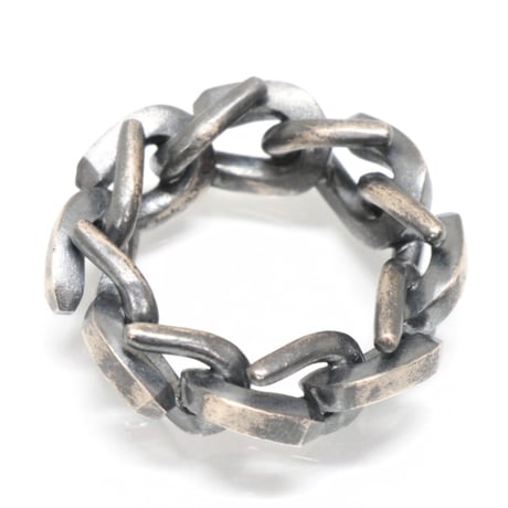TIFFANY＆Co. Forge Link Ring Sterling Silver 925 #75659