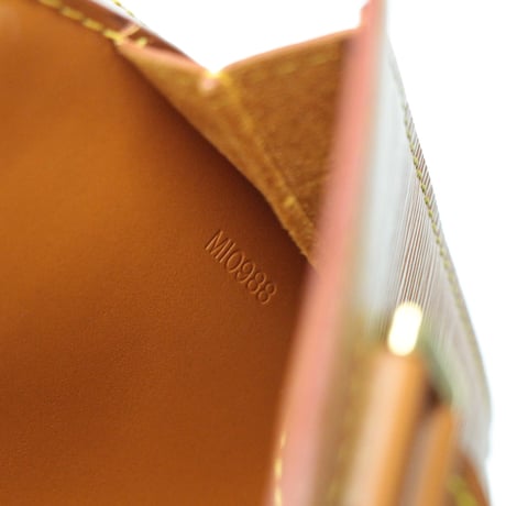 Louis Vuitton Pont Neuf Handbag Epi Leather Zipang Gold M52058 #76621