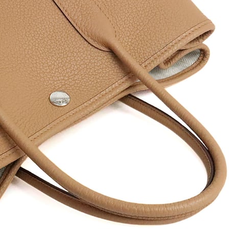 HERMES Garden Party TPM Tote Bag Negonda Leather Chai ＃20015