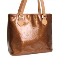 Louis Vuitton Houston Tote Bag Monogram Vernis Bronze M91122 #76603