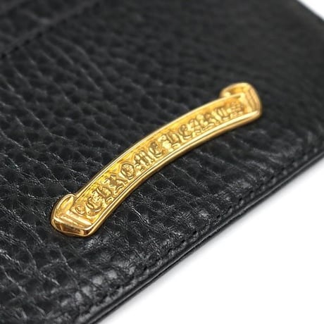 Chrome Hearts Brand-New 22K Double-Sided Scroll Label Card Case #104786