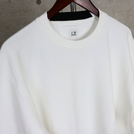 C.P. Company Diagonal Raised Fleece Lens Crewneck Sweatshirt #31928