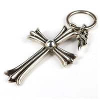 Chrome Hearts Large CH Cross Key Ring with Dagger #104069