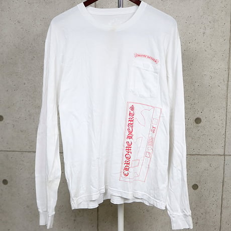 Chrome Hearts Tokyo Aoyama Exclusive Vending Machine Print Long Sleeve T-Shirt#31671