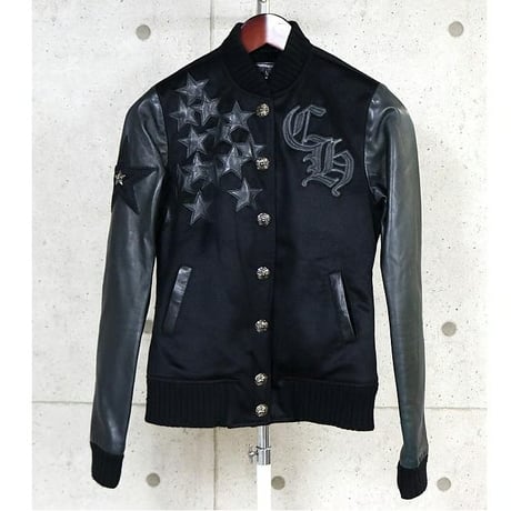 Chrome Hearts Women's Star Patch Letterman Jacket #103833