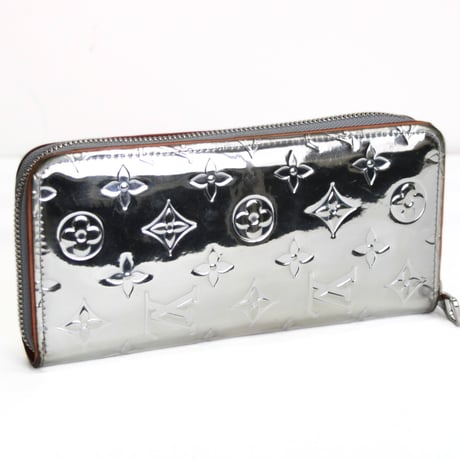 Louis Vuitton Zippy Wallet Vertical Monogram Miroir Silver M80808 #75409