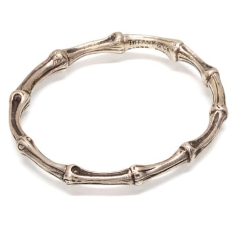 TIFFANY＆Co. Bamboo Bangle Bracelet Sterling Silver 925 #73364