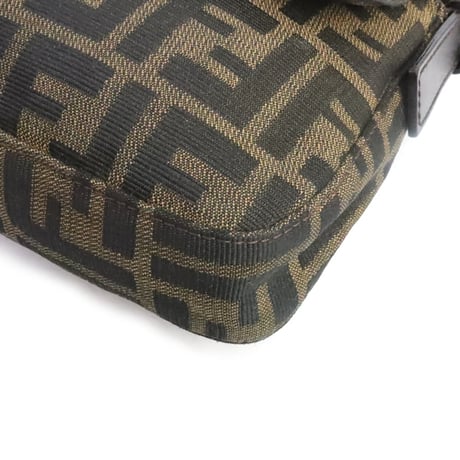FENDI Mamma Baguette Bag Zucca Canvas ＃19852