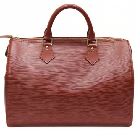 Louis Vuitton Speedy 30 Handbag Epi Leather Brown M43003 #76174