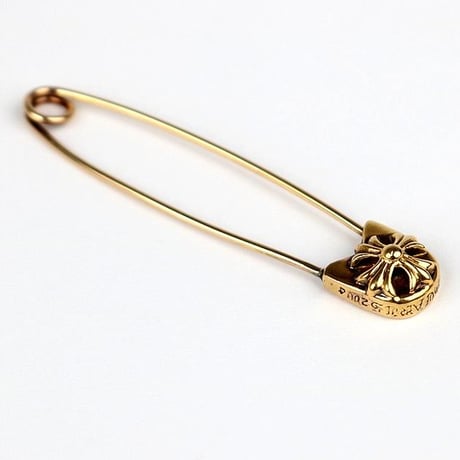 Chrome Hearts 22K Safety Pin Large Pendant #31446