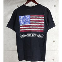 Chrome Hearts American Flag Vine Dagger T-Shirt #31933