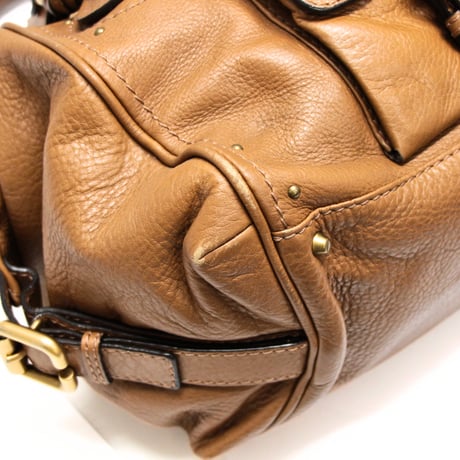 Chloe Mini Paddington Handbag Leather Brown #75693