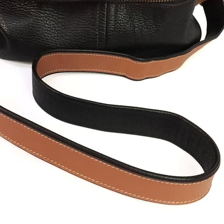 HERMES Victoria Shoulder Bag Ardennes Leather Black #20205