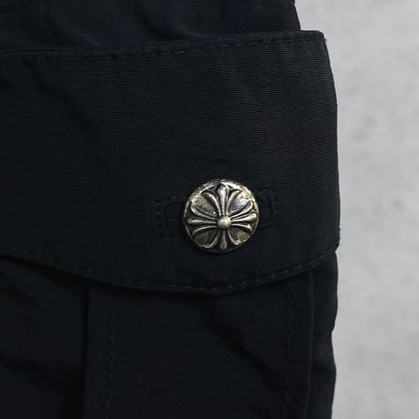 Chrome Hearts Horseshoe Cross Button Dagger Zip Swim Shorts #103918