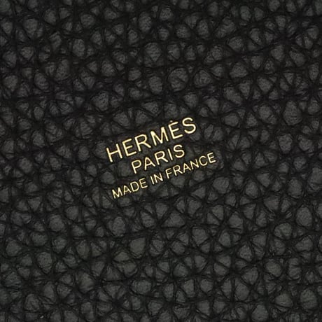 HERMES Picotin Lock PM Handbag Taurillon Clemence Leather Caban #20210