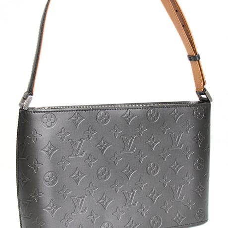 Louis Vuitton Alston Shoulder Bag Monogram Mat Dark Gray M55122 #76595