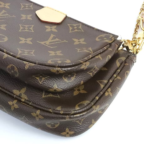 Louis Vuitton Multi Pochette Accessoires Handbag Monogram Canvas Pink M44840 #19526