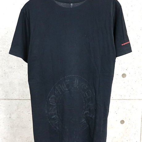 Chrome Hearts Scroll Label Back Horseshoe T-Shirt #31788