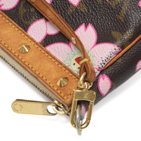 Louis Vuitton x Murakami Pochette Accessory Pouch Monogram Cherry Blossom M92006 #76146