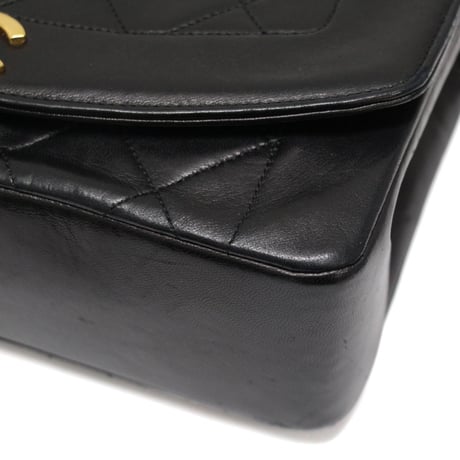 CHANEL Diana 22 Small Flap Bag Quilted Lambskin Black ＃75772