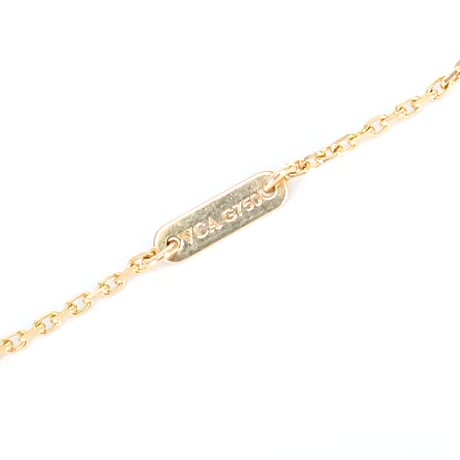 Van Cleef＆Arpels Sweet Alhambra Pendant Necklace 18K Pink Gold ＃20293